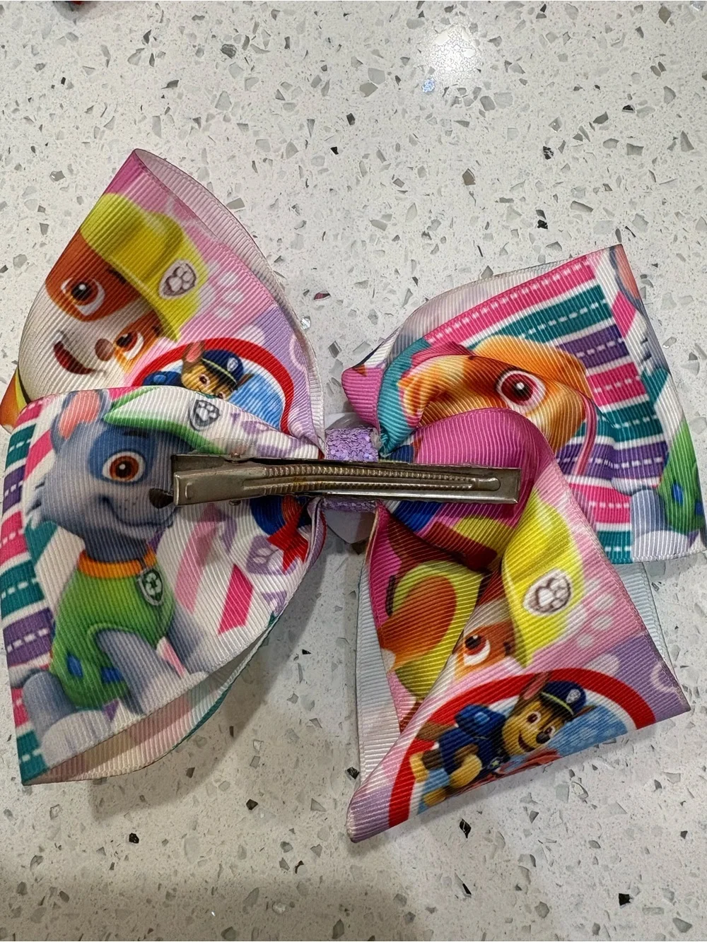 Disney Princess & Trolls Kids Hair Bow Set - Blue, Teal, Pink